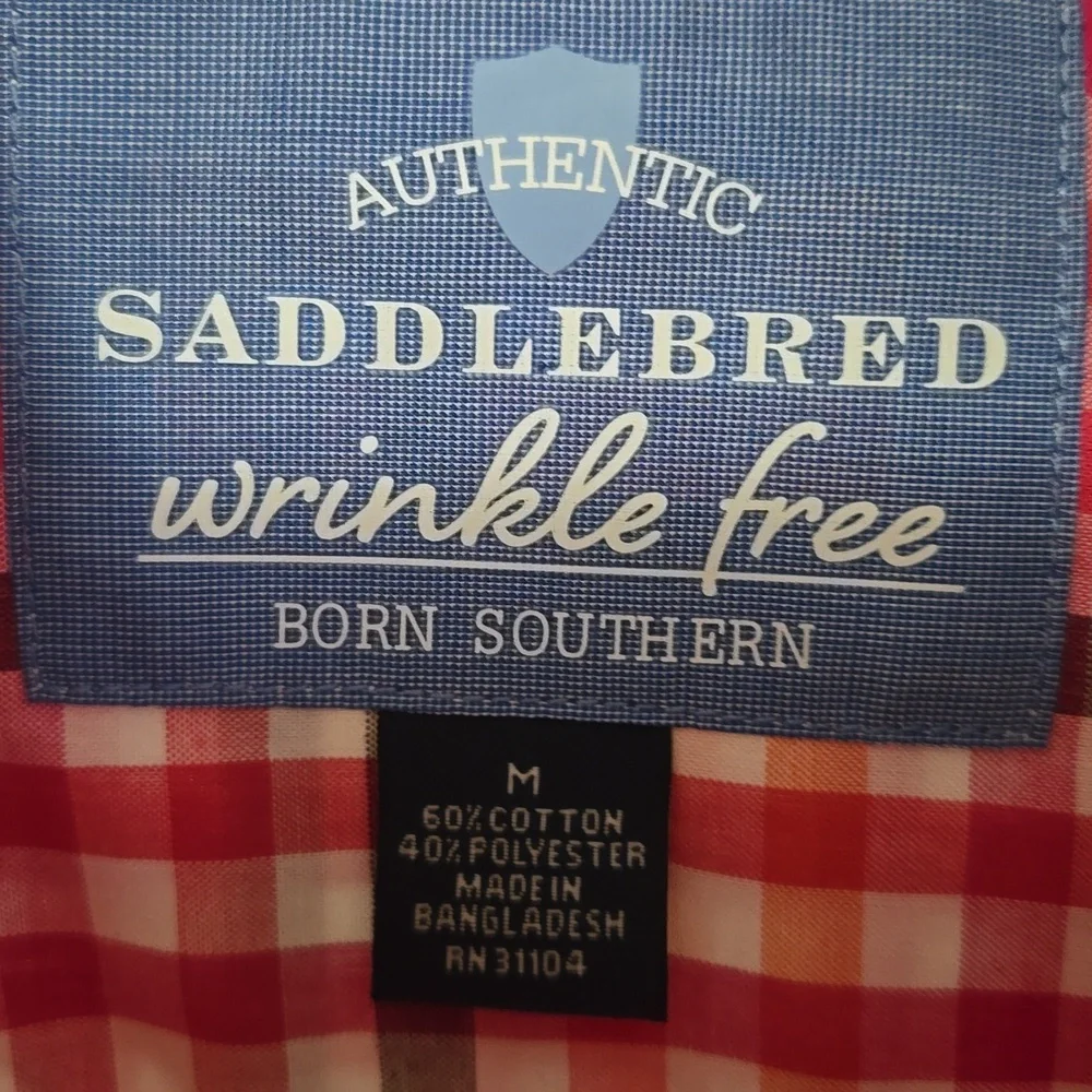 Saddlebred plaid short sleeve shirt - Picture 5 of 9